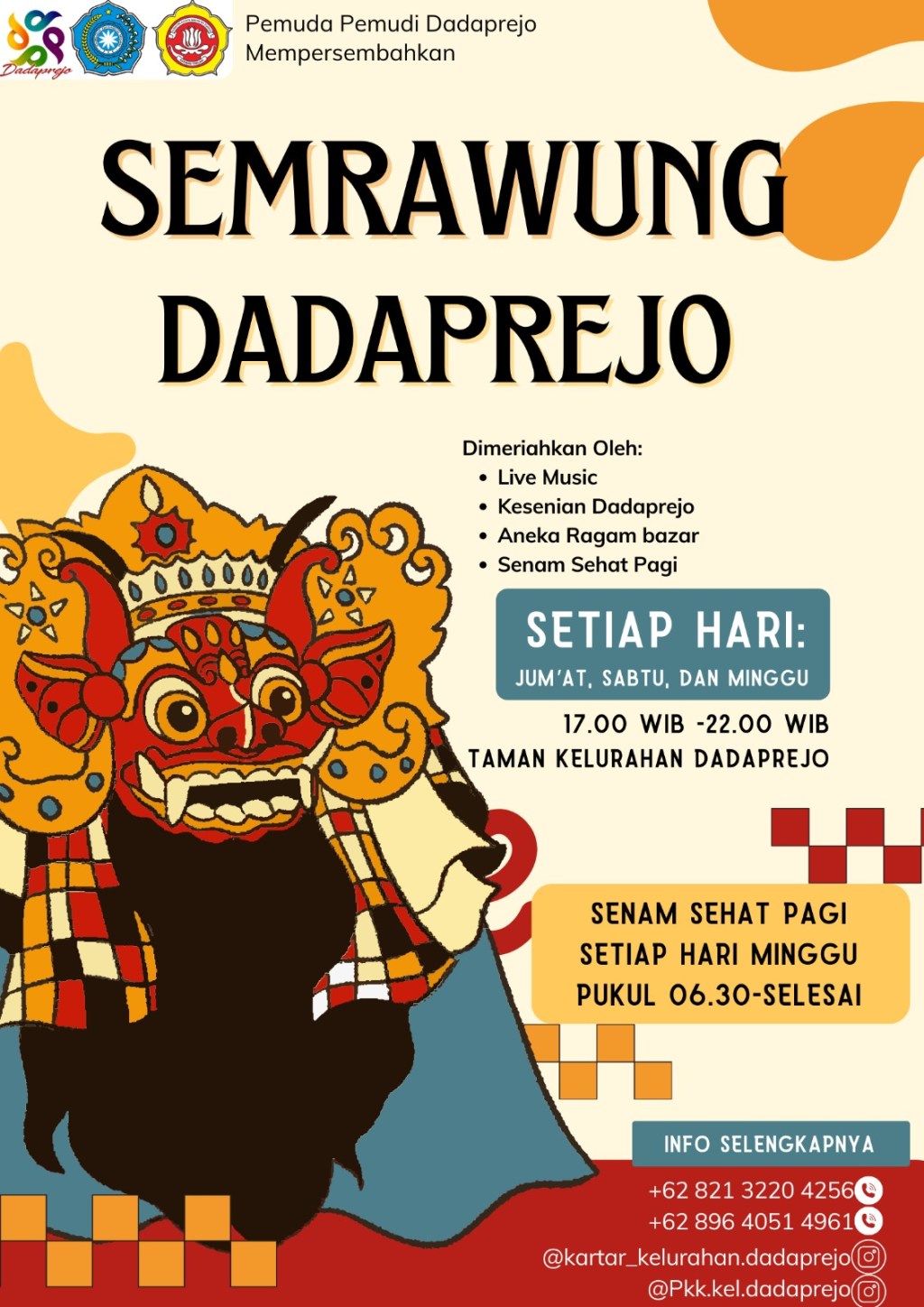 Tingkatkan Perekonomian Masyarakat, Pemerintah Kelurahan Dadaprejo Gandeng UMKM Gelar Semrawung&nbsp;Dadaprejo