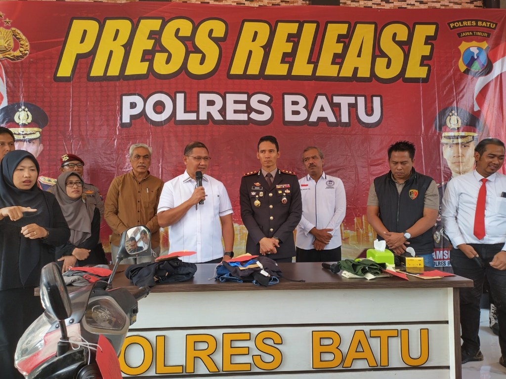 Press Release Kasus Penganiayaan Siswa SMPN Meninggal Dunia, Pj. Wali Kota Batu Aries: Kita Serahkan Kepolisian Secara&nbsp;Tuntas