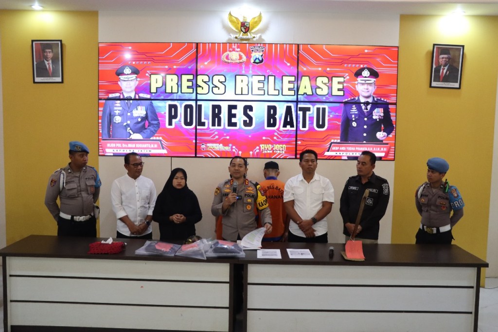 Satreskrim Polres Batu, Berhasil Amankan Dua Pelaku Aborsi Ilegal Pasangan Kekasih Warga&nbsp;Ngantang