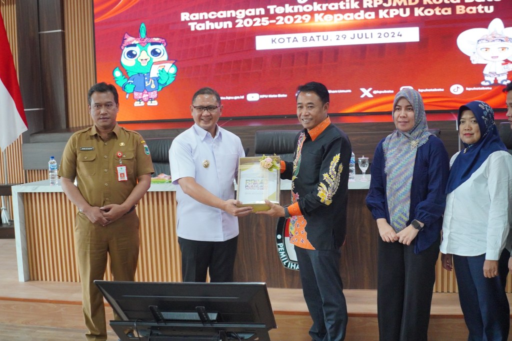 Penyampaian Rancangan Teknokratik RPJMD Kota Batu Tahun 2025-2029 Kepada KPU Kota&nbsp;Batu