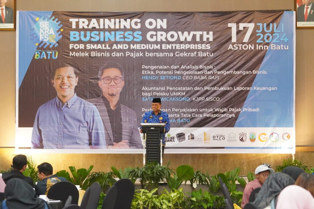 Gekrafs Kota Batu Gelar Pelatihan Pengembangan UMKM, Usung Tema Melek Bisnis dan&nbsp;Pajak