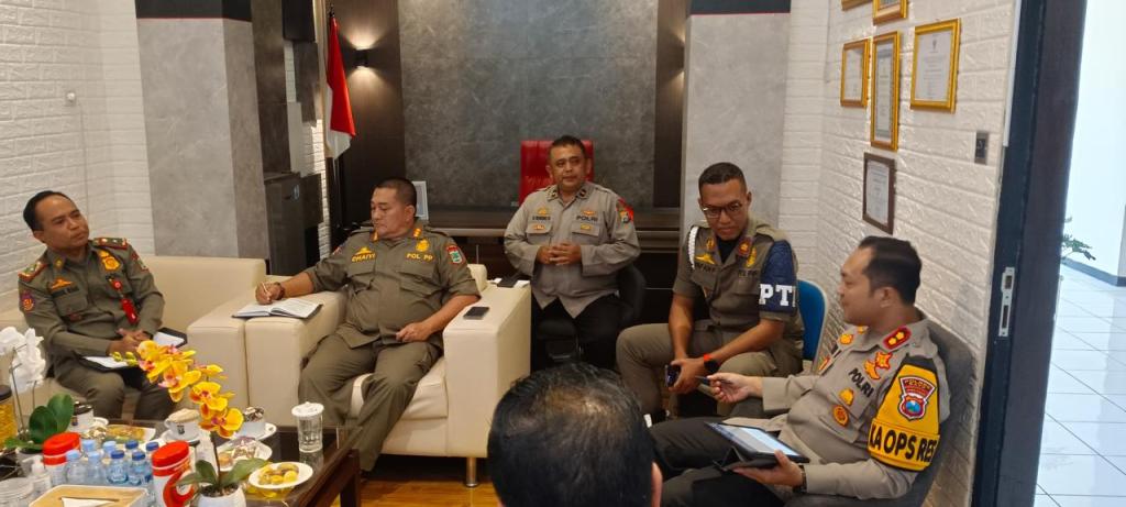 MoU dengan Polres Batu, Satpol PP Audiensi Bahas Keamanan Jelang Pilkada Serentak&nbsp;2024