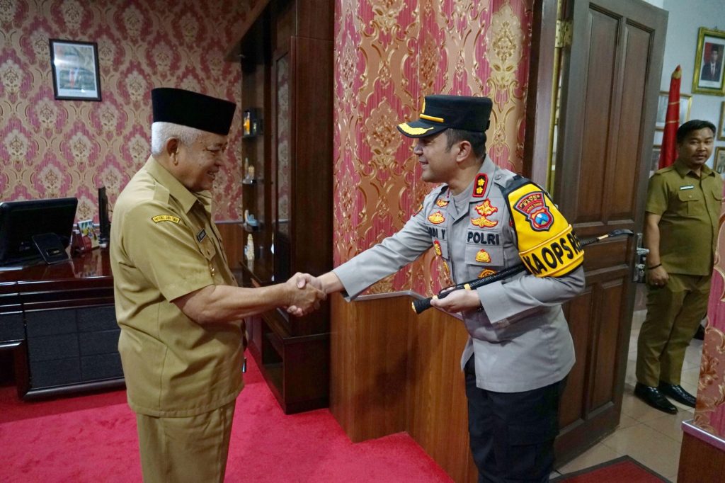 Kapolres Batu AKBP Andi Bersama PJU Kunjungi Pendopo Kabupaten&nbsp;Malang