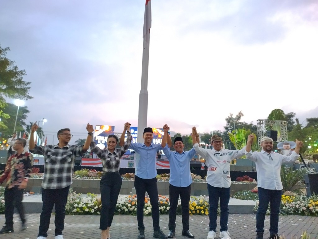 Tiga Paslon Wali Kota dan Wakil Wali Kota Batu, Ucap Ikrar Pilkada 2024 Damai